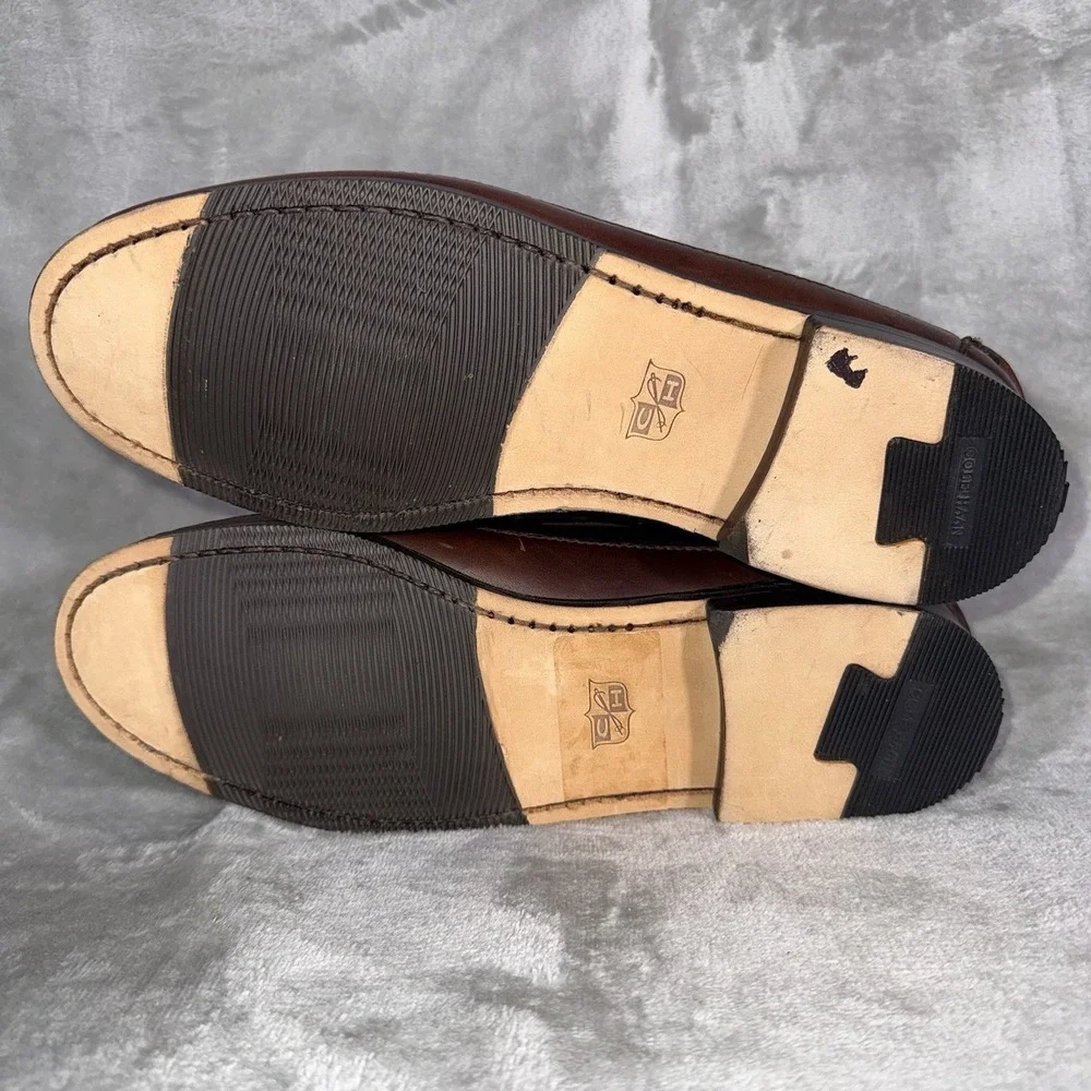 Cole Haan Men's Pinch Tassel Loafer Black & Brown 8.5‎ D Professional Preppy